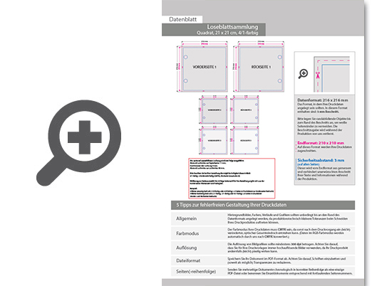 Product Bild loseblattsammlung_21_0_cm_x_21_0_cm__384_bl__tter_pro_sammlung__vorne_farbig_und_hinten_schwarz_(4_1)