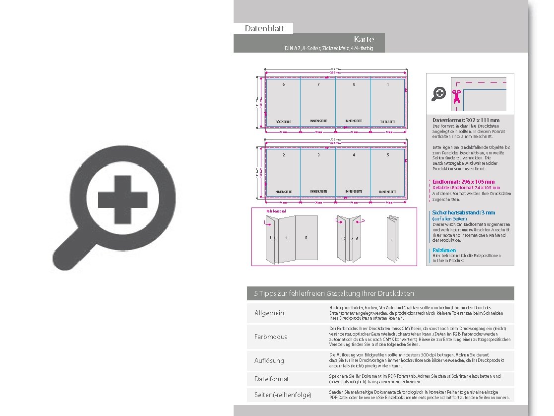 Product Bild taufkarte__gefalzt_auf_din_a7__vertikaler_zickzackfalz__8-seitig